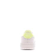 Baskets Blanche/Jaune Femme Adidas Team Court vue 3