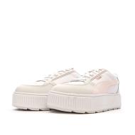 Baskets Blanc/Rose Femme Puma Karmen Rebelle vue 6