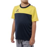 Maillot de Football Noir/Jaune Garçon Le Coq Sportif N°3 Optical pas cher