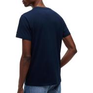 Camiseta azul marino para hombre Tommy Hilfiger Slim ver 2