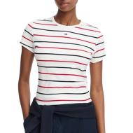 Tommy Hilfiger Women’s Beige Slim-Fit T-shirt