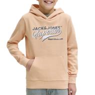 Sudadera naranja para niño con el logotipo de Jack & Jones barato