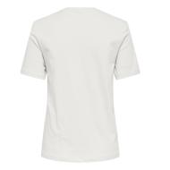 T-Shirt Blanc Femme Only Lola vue 2