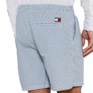 Short Bleu Homme Tommy Jeans Seersucker vue 2