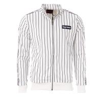 Veste Zippé Blanche Homme Supreme Grip STRIPES