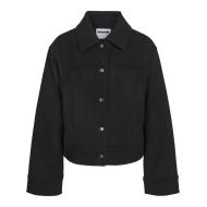 Veste Noire Femme Noisy May Alicia vue 3