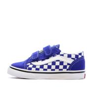 Baskets Bleu Garçon Vans Old Skool V Check pas cher