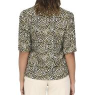 T-Shirt Beige/Noir Femme JDY Nile Life vue 2