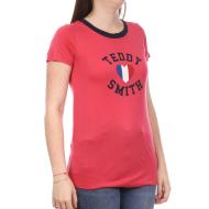 T-shirt Rose Femme Teddy Smith Twelvo