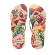 Tongs Rose Femme Havaianas Slim Tropical Peach vue 3