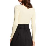 Pull Jaune Femme Morgan Clodi vue 2