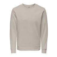 Sweat Beige Homme Only & Sons Chase pas cher