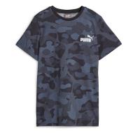 T-shirt Bleu Garçon Puma Camo pas cher