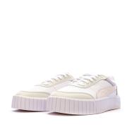 Baskets Blanches/Mauve Fille Puma Carina Mia vue 6