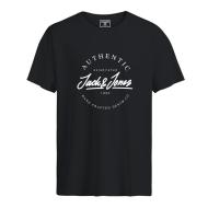 T-shirt Noir Jack and Jones Chest