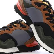 Baskets Marine/Kaki/Rouge Homme Pepe jeans Brit Road M vue 7