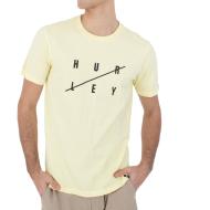 T-shirt Jaune Homme Hurley MTSEU00013 pas cher