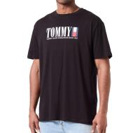 T-shirt Noir Homme Tommy Hilfiger Dna pas cher
