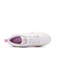 Baskets Ecru/Rose Fille Puma Rebound V6 Lo Cord vue 4