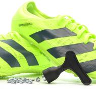 Chaussures d'athlétismes Jaune/Noire Homme Adidas Sprintstar vue 7