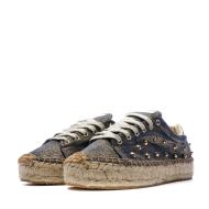 Baskets Espadrille Bleu à paillette Femme Replay Nash vue 6