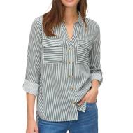 Chemise Vert/Blanc Femme Vero Moda Bumpy