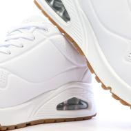 Baskets Blanches Femme Skechers Uno Stand On Air vue 7