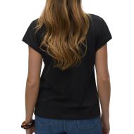 T-Shirt Noir Femme Vero Moda Dubarry vue 2