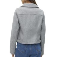 Veste Grise Femme Vero Moda Biker vue 2