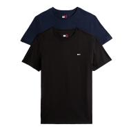 Lot de 2 T-Shirt Noir/Marine Homme Tommy Hilfiger DM0DM20687 pas cher