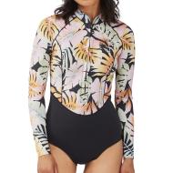 Combinaison Noir/Orange Femme Billabong Salty Dayz