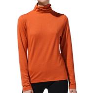 T-shirt Manches Longues Orange Femme Nike Mocku pas cher