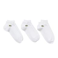 X3 Paires Chaussettes Blanches Homme Lacoste RA4183 pas cher
