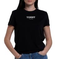 T-Shirt Noir Femme Tommy Hilfiger DW0DW21842