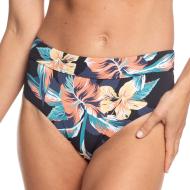 Bas De Bikini Noir/Fleur Femme Roxy Printed Beach Classics pas cher