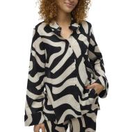 Chemise Noire/Beige Femme Vero Moda Magnete pas cher