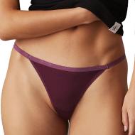 String Violet Femme Calvin Klein Jeans Wine pas cher