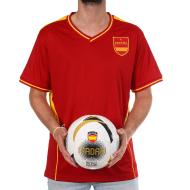Espagne Maillot Supporter Rouge Mixte Sport Zone