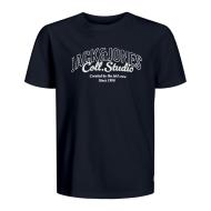 T-Shirt Noir Garçon Jack & Jones Koto