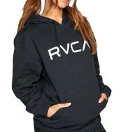 Sweat Noir Fille RVCA Big pas cher