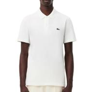 Polo Blanc Homme Lacoste Mela pas cher