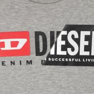 T-shirt Gris Bébé Garçon Diesel Maglietta vue 3