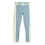 Legging Vert/Bleu Femme Puma Waist pas cher