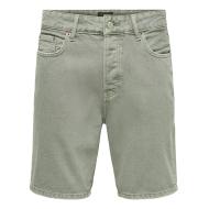 Herren-Shorts in Grün von Only & Sons Airflex Loose Ansicht 3