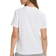 T-Shirt Blanc Femme Calvin Klein Jeans Classic Boxed vue 2