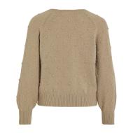 Pull Marron Femme Vila Tuli vue 2