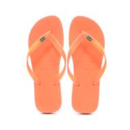 Tongs Orange Homme Havaianas Brasil Layers vue 3