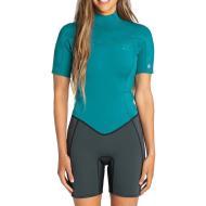 Combinaison Noire/Bleu Femme Billabong 202 Syn pas cher