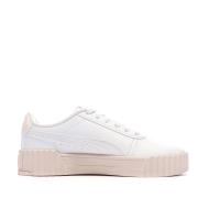 Baskets Blanches/Roses Femme Puma Carina 3.0 Cutie vue 2