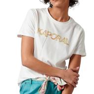 T-shirt Blanc Femme Kaporal FANJOE